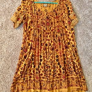 Urban Outfitters yellow festival dress 💕